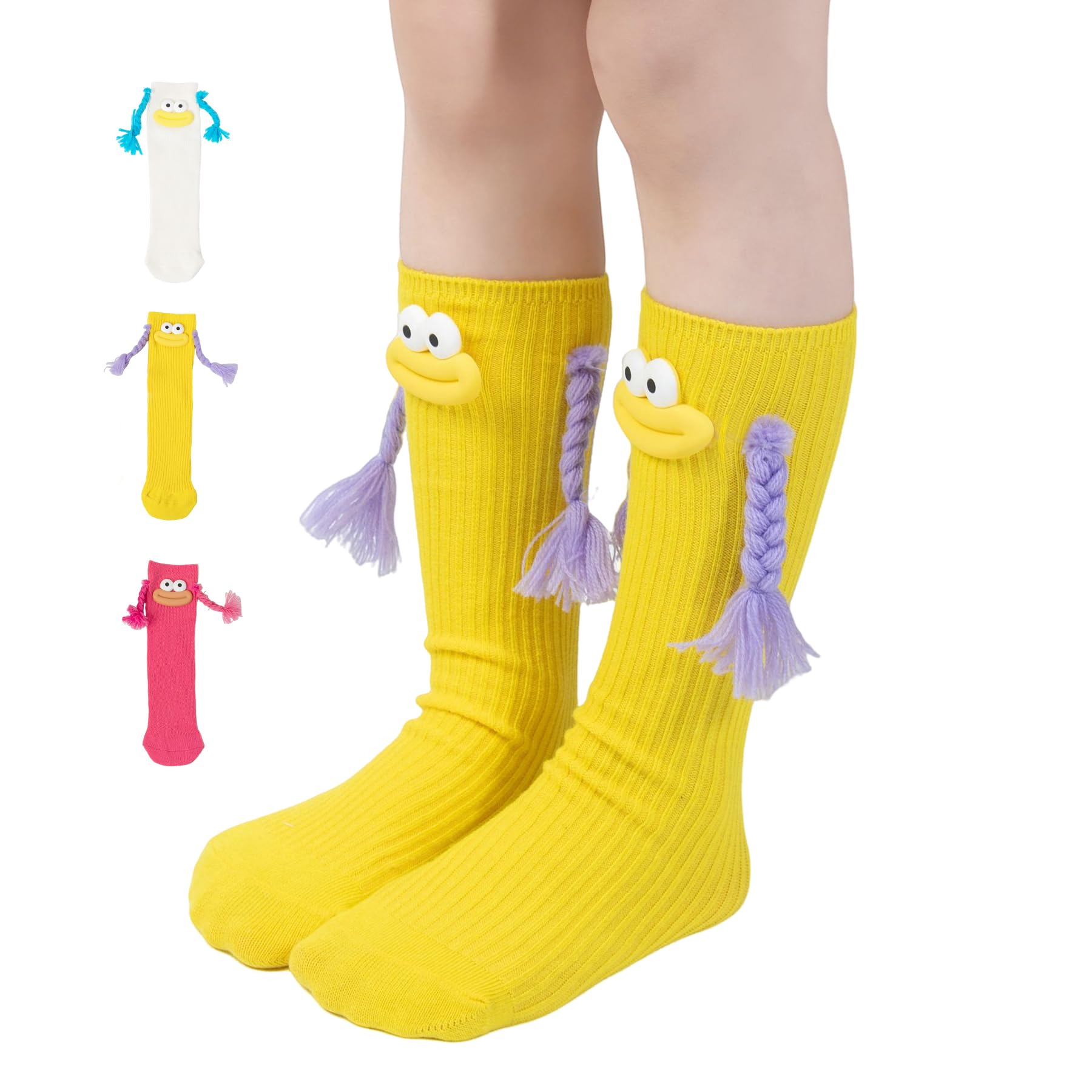 Avocado Funny Socks for Women Men Carzy Novelty Socks Fun Blue Crew Sock Cute Gifts Blue