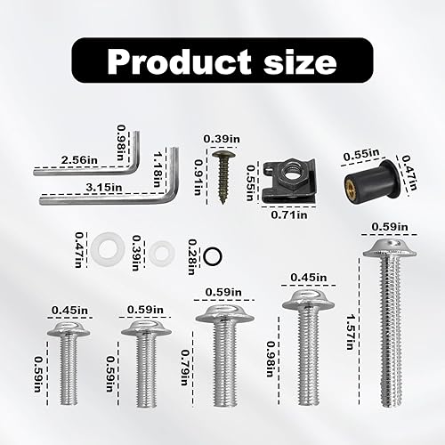 Miniatura 9 de 177 Pcs Red Fairing Bolt Kit M5 M6 Motorcycle Windscreen Screws Compatible Aluminum Fasteners for Motorcycle Fairing Screws Fairing Bolts Nut Clips