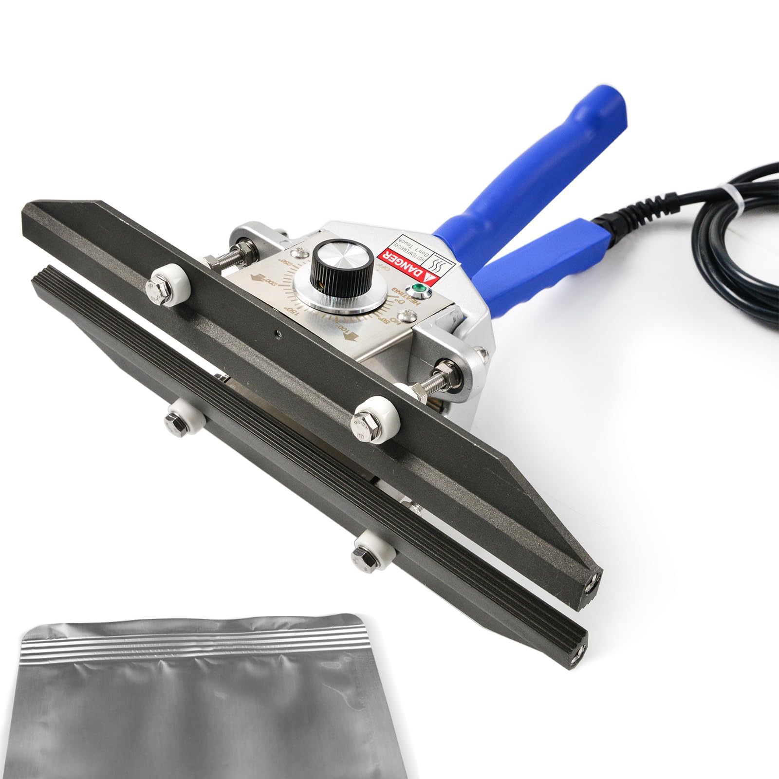 Scelleuse pour sac Mylar et emballage aluminium avec bande de scellage robuste de 10mm