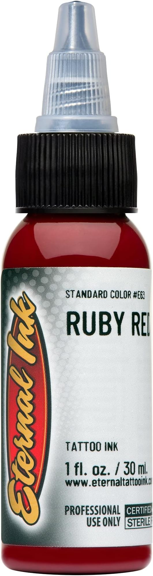 Eternal Ink Permanent Tattoo Pigment 1oz Ruby Red