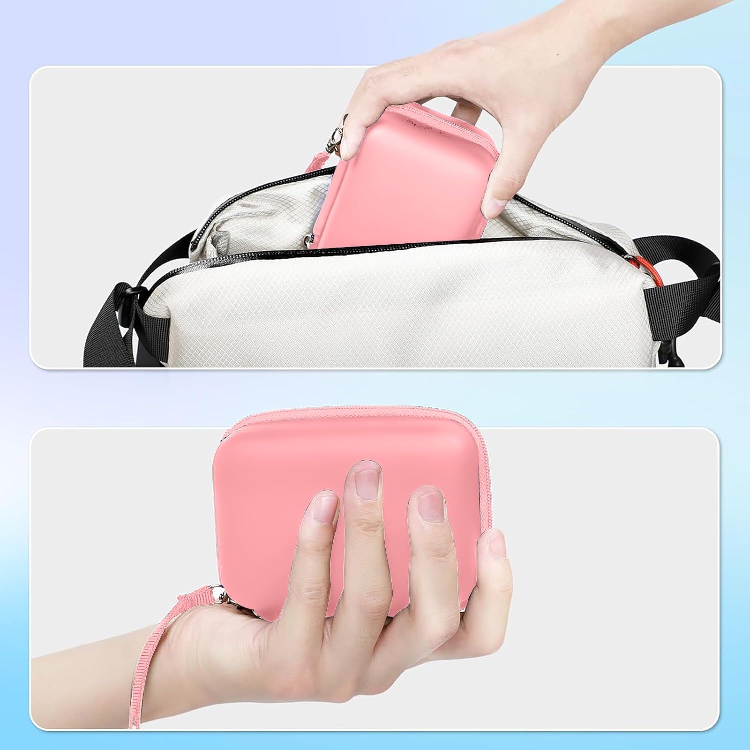 Leayjeen Camera Case Compatible with Panasonic LUMIX ZS99/LX10/ZS80/ZS100/ZS70/ZS200/ZS60 4K Digital Cameras Organizer for Point and Shoot Cameras - Image 5