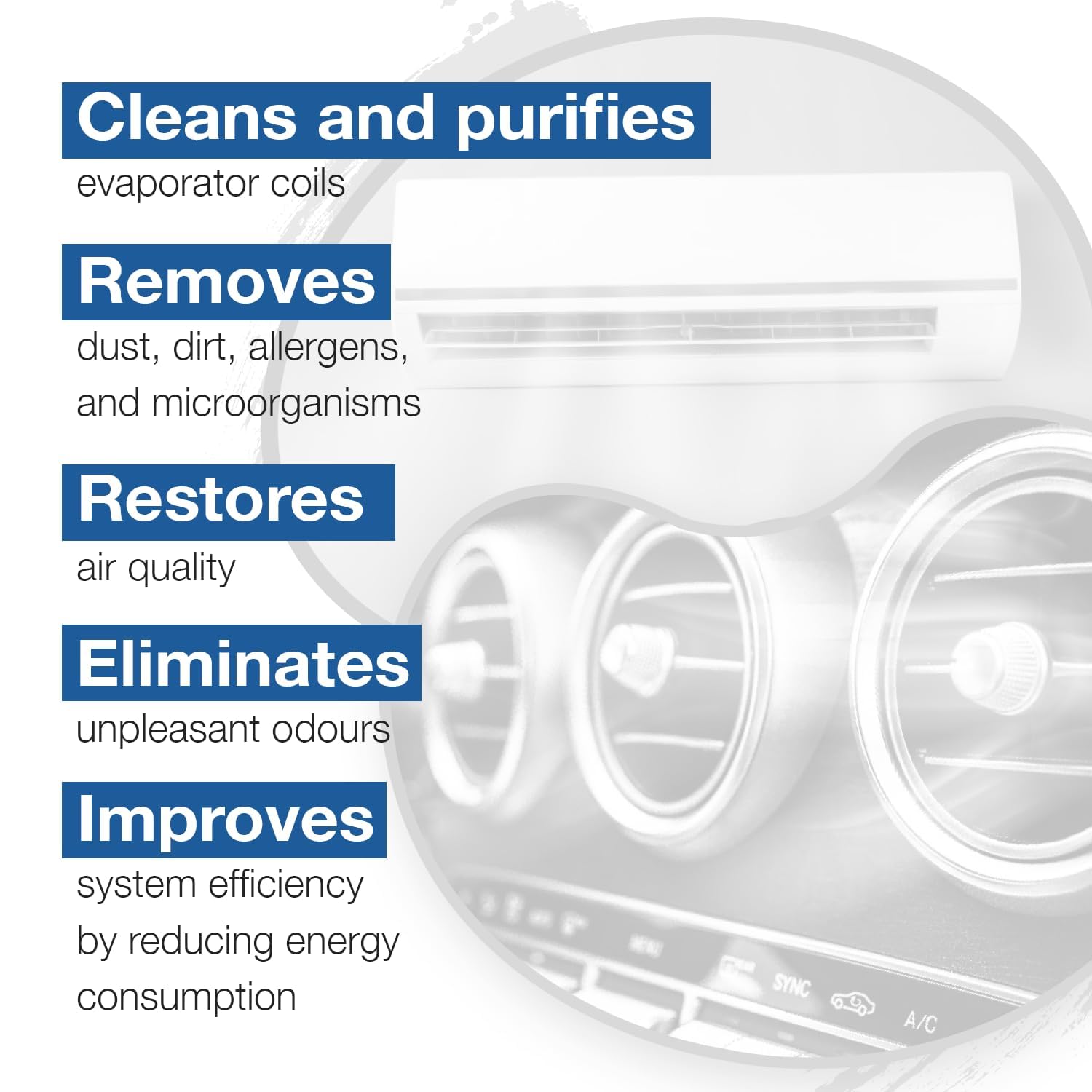 ErrecHome Evaporator Cleaner, Pulitore per climatizzatore, 400 mL, Il pacchetto può variare
