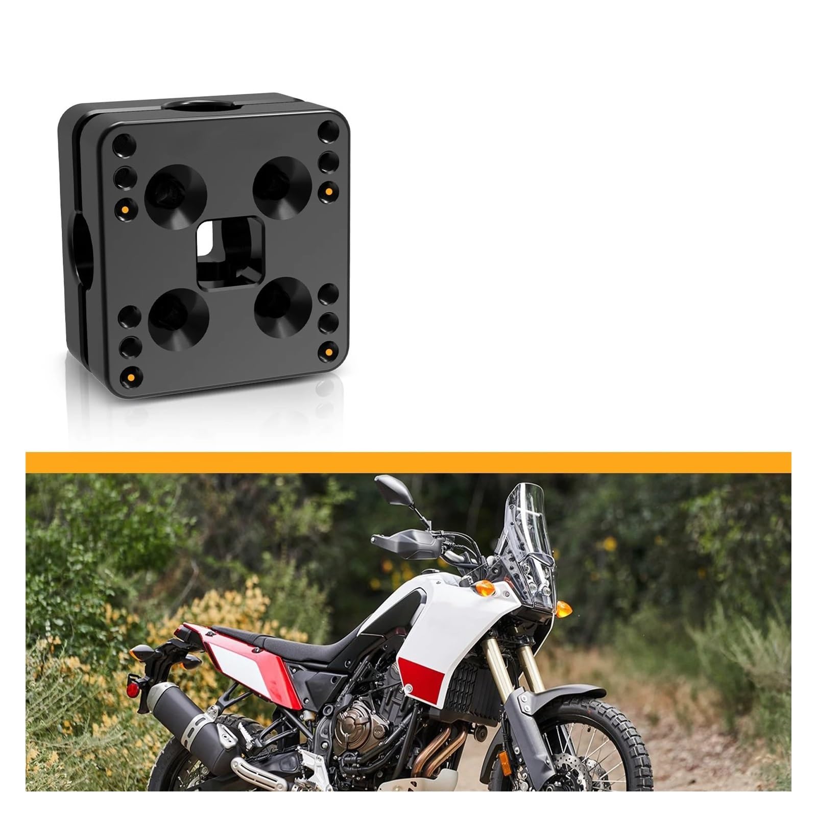 Soporte para Teléfono GPS Navegador Motocicleta GPS R12, Abrazadera Barra 12mm Soportes Amperios para para Tuareg 660, 2014, 2015, 2016, 2017, 2018, 2019, 2020, 2021, 2022 Navegación Soporte