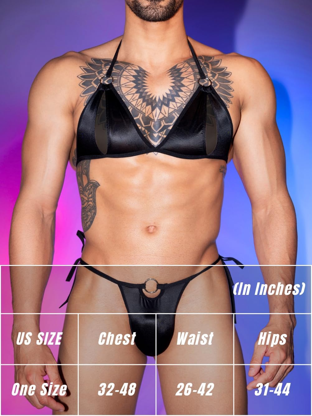 Lingerie Set For Men, Sexy Bra And Panty, Mens Sissy Clothes, Thong Bikini Underwear G String Exotic Man Gay - Image 5