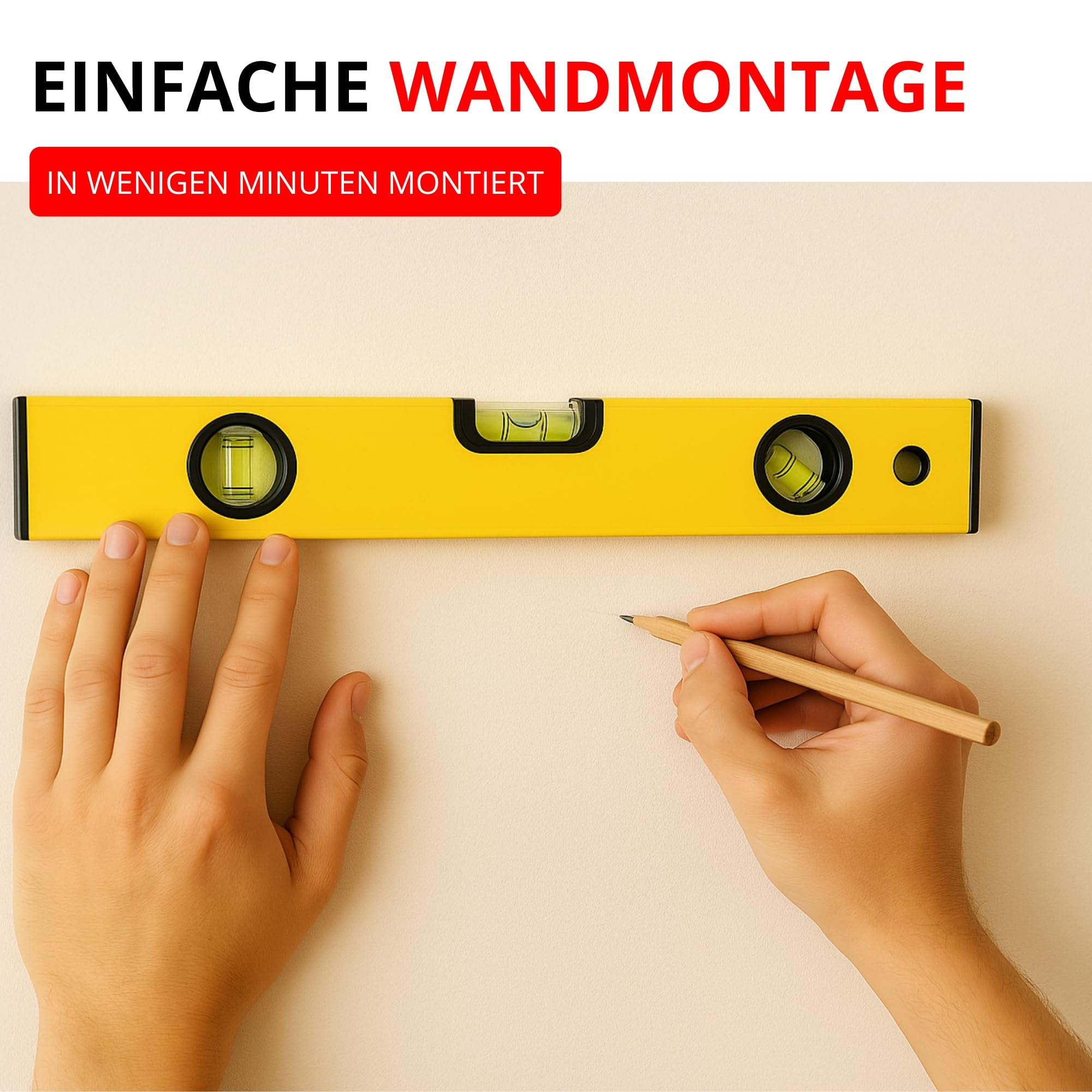 Radius Booksbaum 2 Wand groß Weiß – Bücherregal aus pulverbeschichtetem Stahl, 15 x 170 x 15,5 cm für ca. 130 Bücher, Tragkraft 6,5 kg je Boden, Elegantes Wandregal (725B)