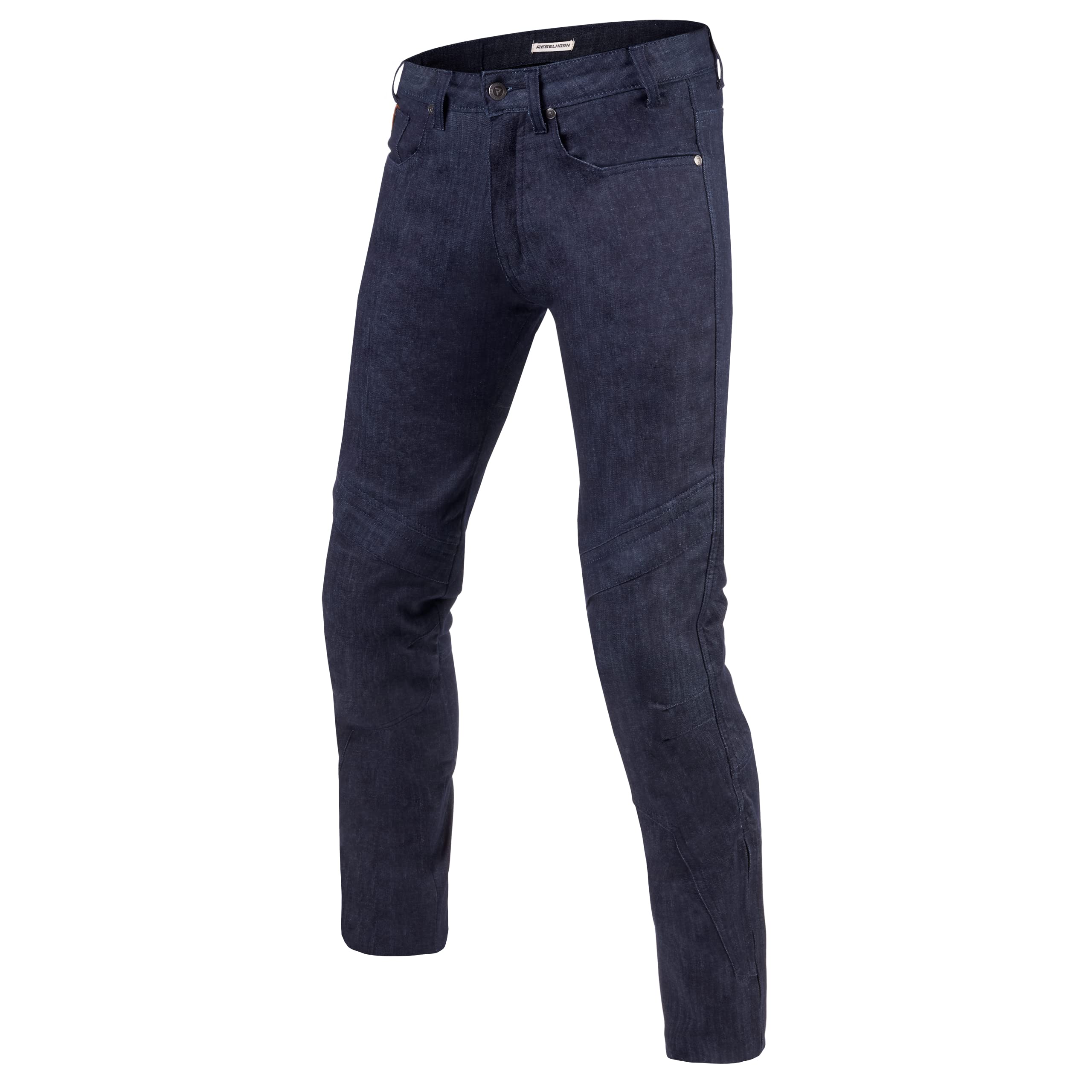 REBELHORN Urban III Jeans da Moto Uomo | Fodera in Fibra Aramidica | Protezioni per Ginocchia e Fianchi Livello 2 | Fori di Ventilazione | 7 Tasche | Loose Fit