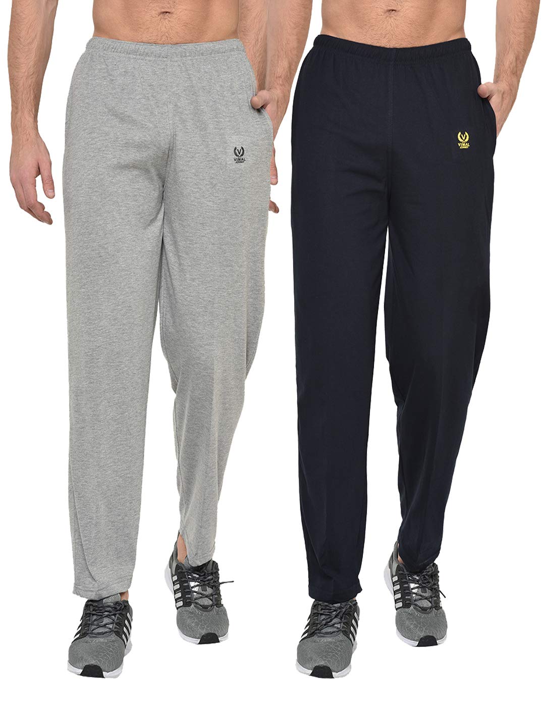 VIMAL JONNEY Regular Fit Multicolor Men Pyjamas(Pack of 2-VIMAL632742) VIMAL JONNEY Regular Fit Multicolor Men Pyjamas(Pack of 2-VIMAL632742)