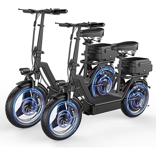 1000W Peak Motor Electric Scooter for Adults, 25MPH Top Speed, 35 Miles Max Range, 48V 15Ah Battery, E Scooter with Seat, Dual Suspension, 14" Foldable E-Scooter with Rear Box for Cargo, Commuting