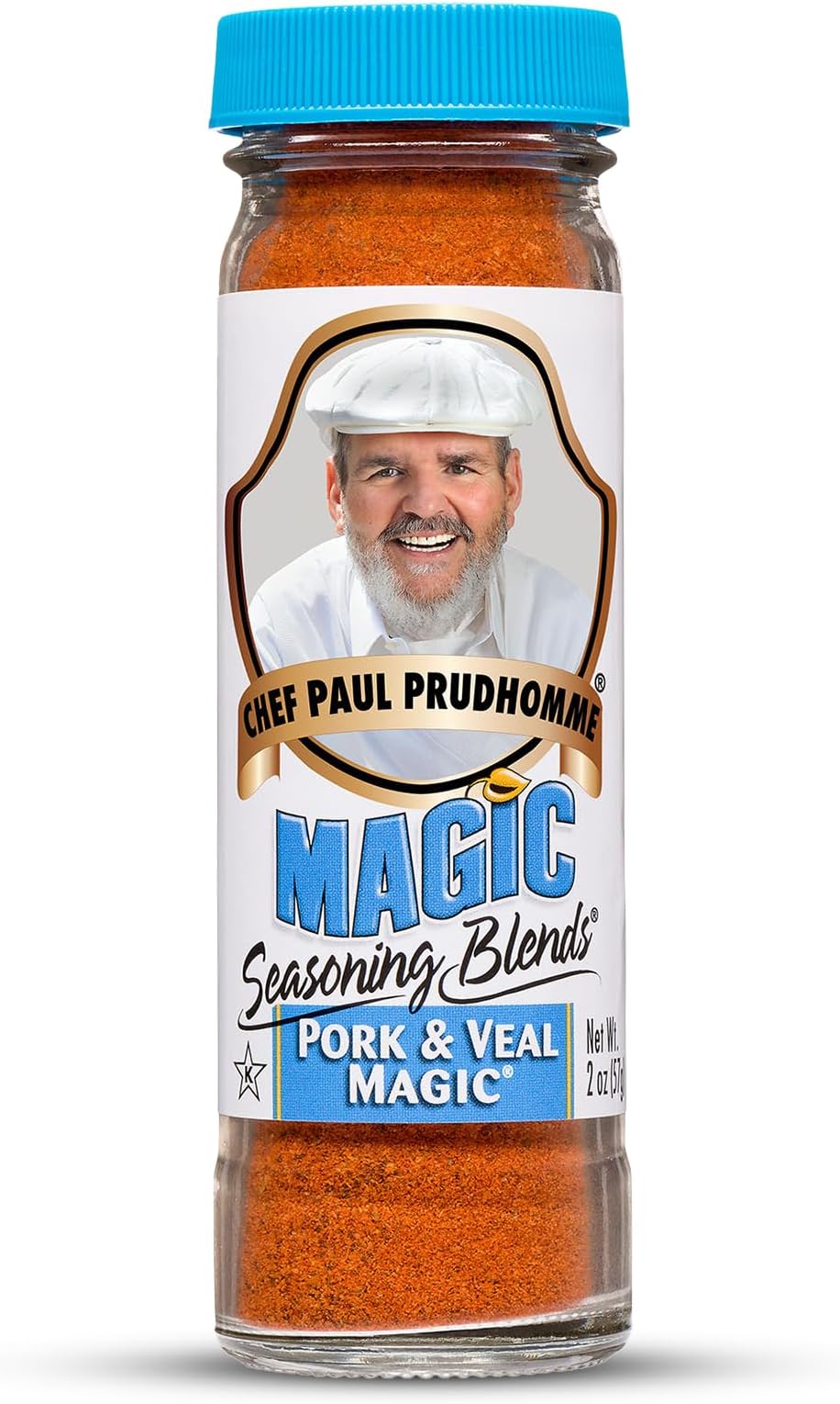 Chef Paul Magic Seasoning Blends Pork & Veal Magic | Bold & Smoky Seasoning | Perfect for BBQ, Grilling, and Roasting | All Purpose Seasoning Blend for Pork, Veal & Lamb | 2 oz (Pack Of 1)