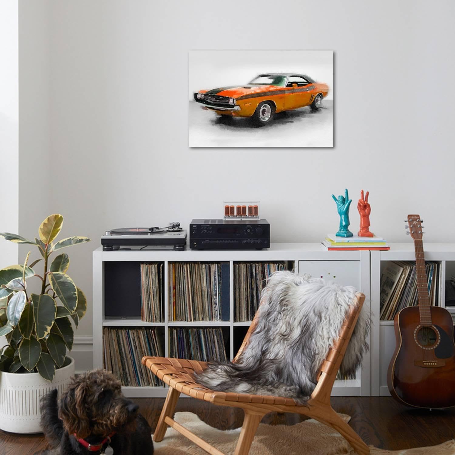 Amazon.com: ART.COM Wall Art Print 1968 Dodge Challenger