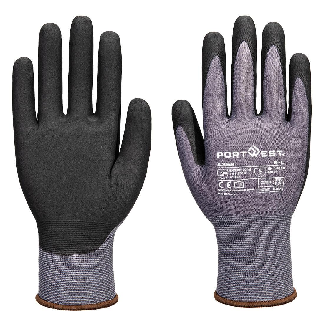 Portweist A356 Handschuhe ESD 15 Nitril Essential Multipack (12 Stück)
