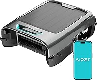 AIPER Surfer S2 Solar Robotic Pool Skimmer: 24/7 App-Controlled Cleaning, Obstacle Avoidance, 150μm Filter, Dual Charging