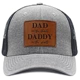 Daddy to Be Dad in The Street Daddy in The Sheets Hat Daddy Leather Patch Baseball Cap Gifts for Him Father's Day Birthday