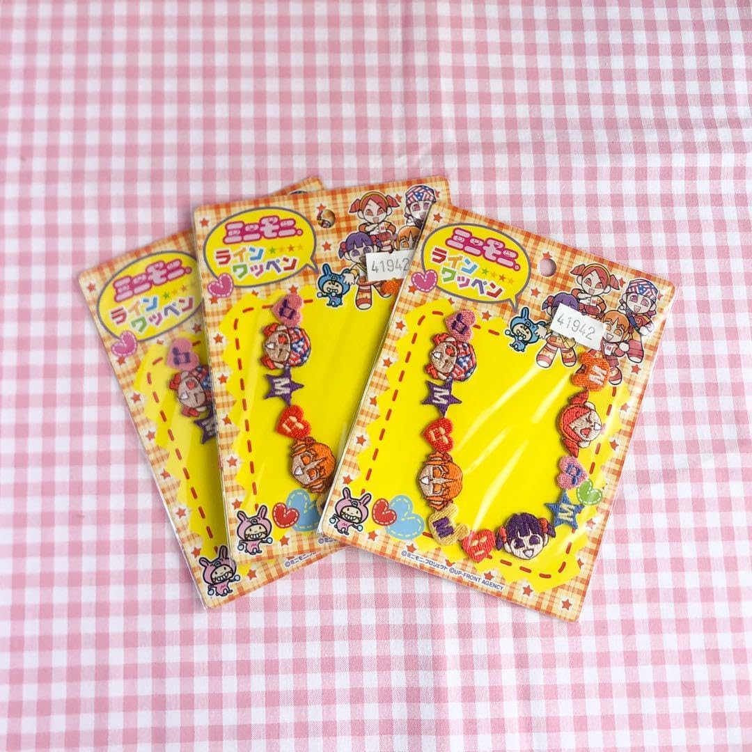 ミニモニ ワッペン 3枚セット 平成レトロ y2k