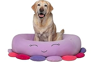 Squishmallows Original 36-Inch Colorful and Cozy Octopus Pet Bed
