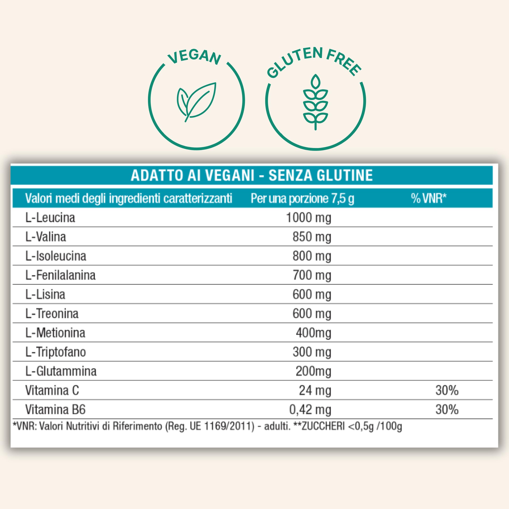 BPR Nutrition - EAA Zero - Amminoacidi essenziali in polvere con aggiunta di L-Glutammina, da fermentazione vegetale, gusto Frutti di Bosco 300 g