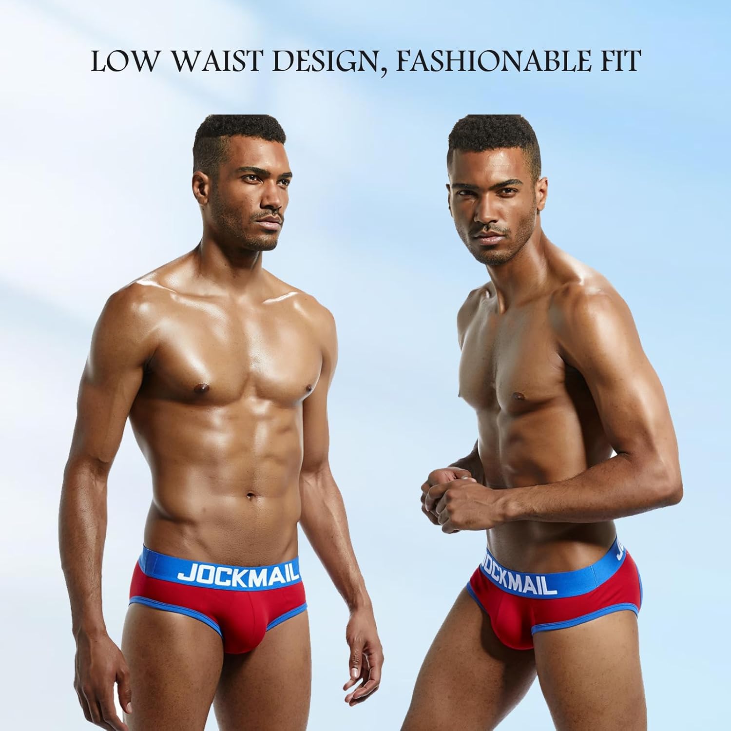 JOCKMAIL 2 Pack Mens Jock strap Underwear Briefs Sexy Open Back Underwear for Gym, Parties, Date Nights - Image 2