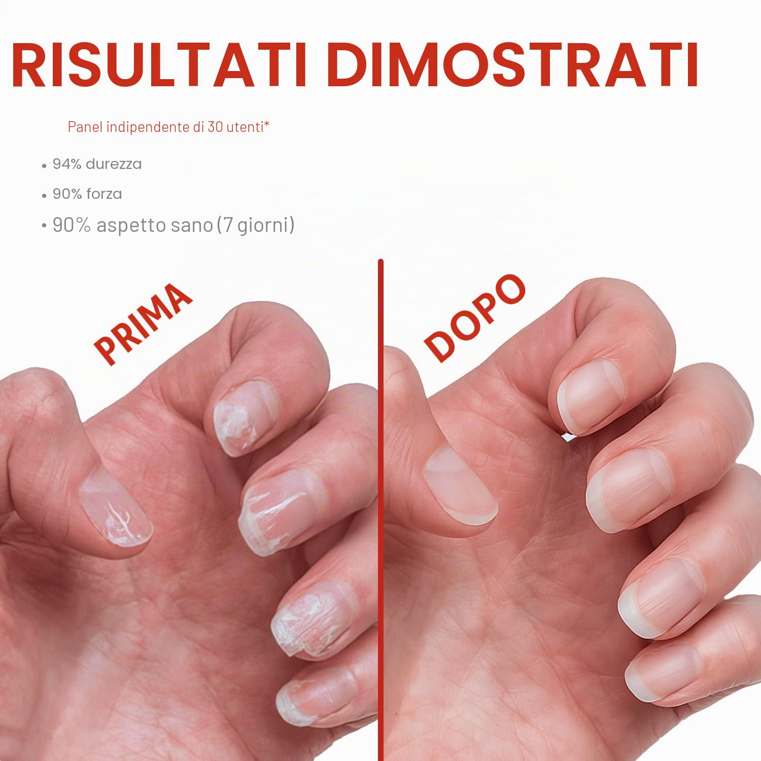 Probelle Rinforzante per Unghie, Trattamento Rinforzante per Unghie, Crescita e Riparazione Delle Unghie, Blocca la Desquamazione, Spaccature, Scheggiature, (Chiaro)(0,5 fl oz (confezione da 1))