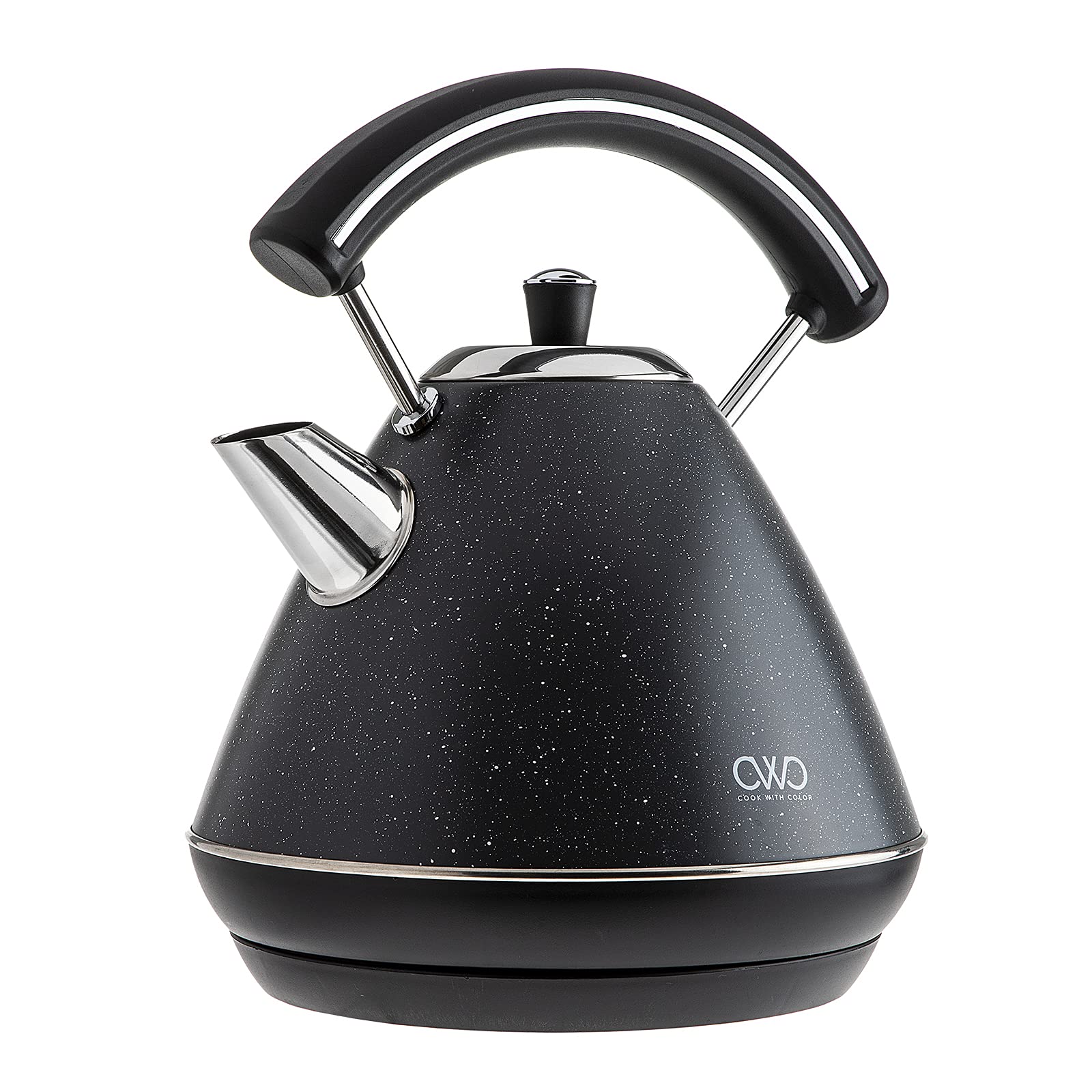 Buy Cook with Color Large Electric Pyramid Tea Kettle, High Grade Stainless Steel, 1.7 Liter
