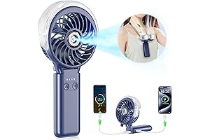 Portable Personal Cooling Handheld Misting Fan