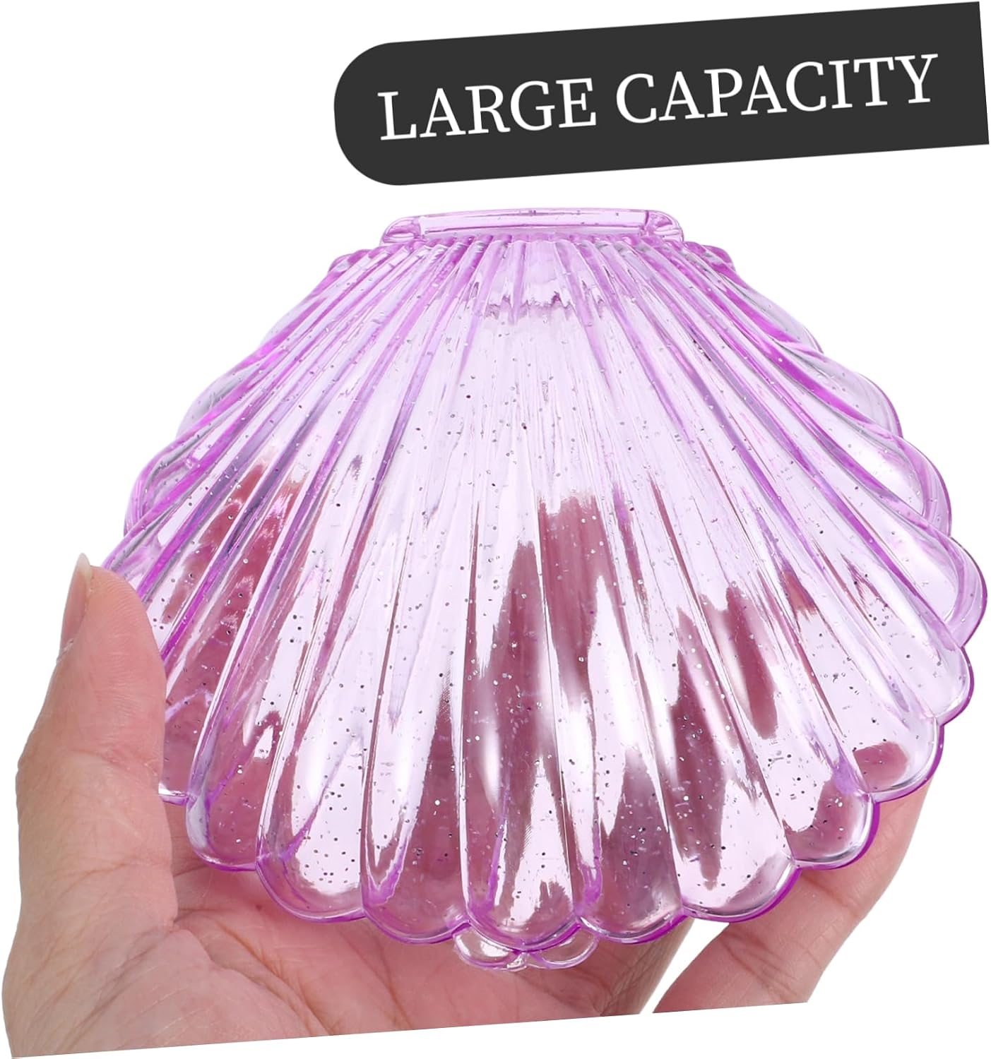 5pcs Plastic Shell Candy Boxes for Jewelry Storage Birthday Home Decor