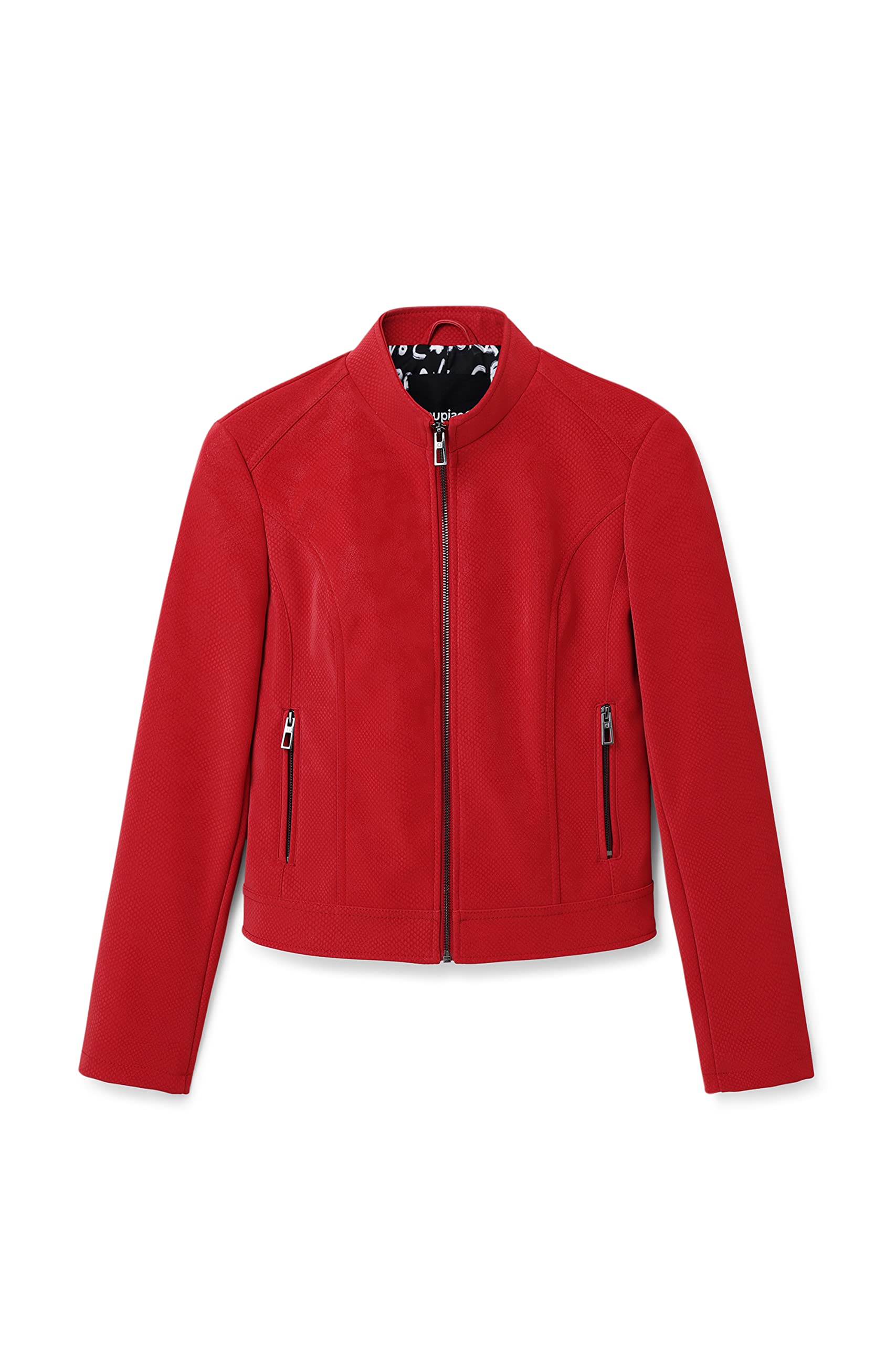 Desigual Chaq_las Vegas, 3092 Red, CAPPOTTO PU Donna