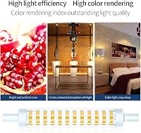 7117 R7s LED Izzó (118 mm) – 10W, Meleg Fehér 3000K, 360° Fény, Halogén 100W Kiváltó, 2 db 5