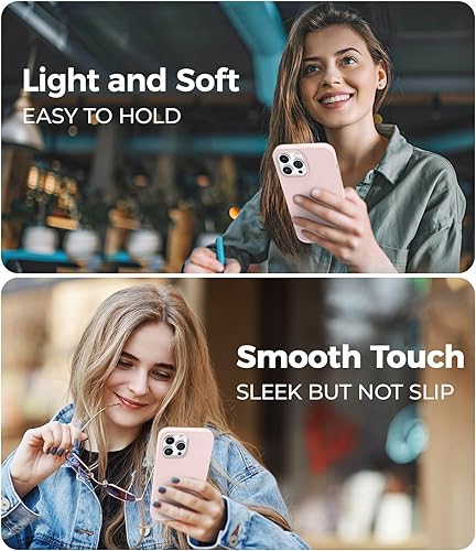 Miniatura 8 de AOTESIER Funda de silicona suave para iPhone 13 Pro Max, protección militar a prueba de golpes forro de microfibra antiarañazos, funda flexible