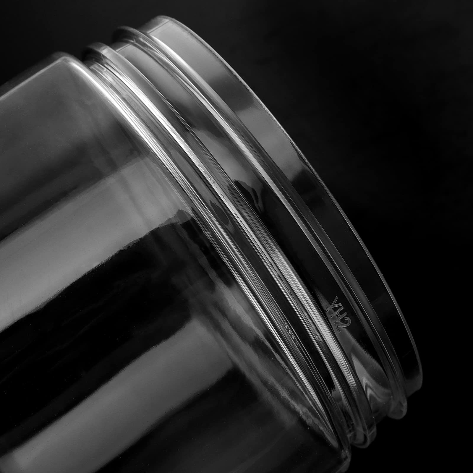 Lot De 4 Bocaux Plastiques Avec Couvercle Métallique Et Joint Caoutchouc - Arts De La Table