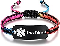 Vista 16 de Pulseras de alerta médica para mujeres y hombres Pulsera de identificación médica para hombres Pulsera de alerta médica para diabetes T1D T2D