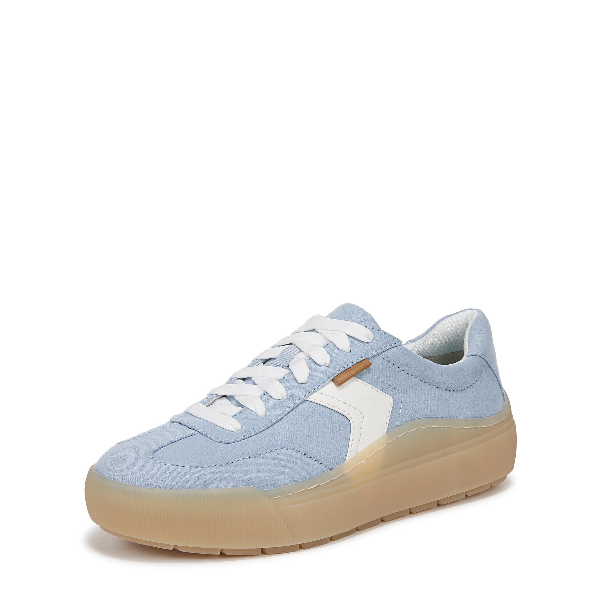 Dr. Scholl's Shoes Womens Time Off Win Sneaker Blue Sky Fabric 8 M