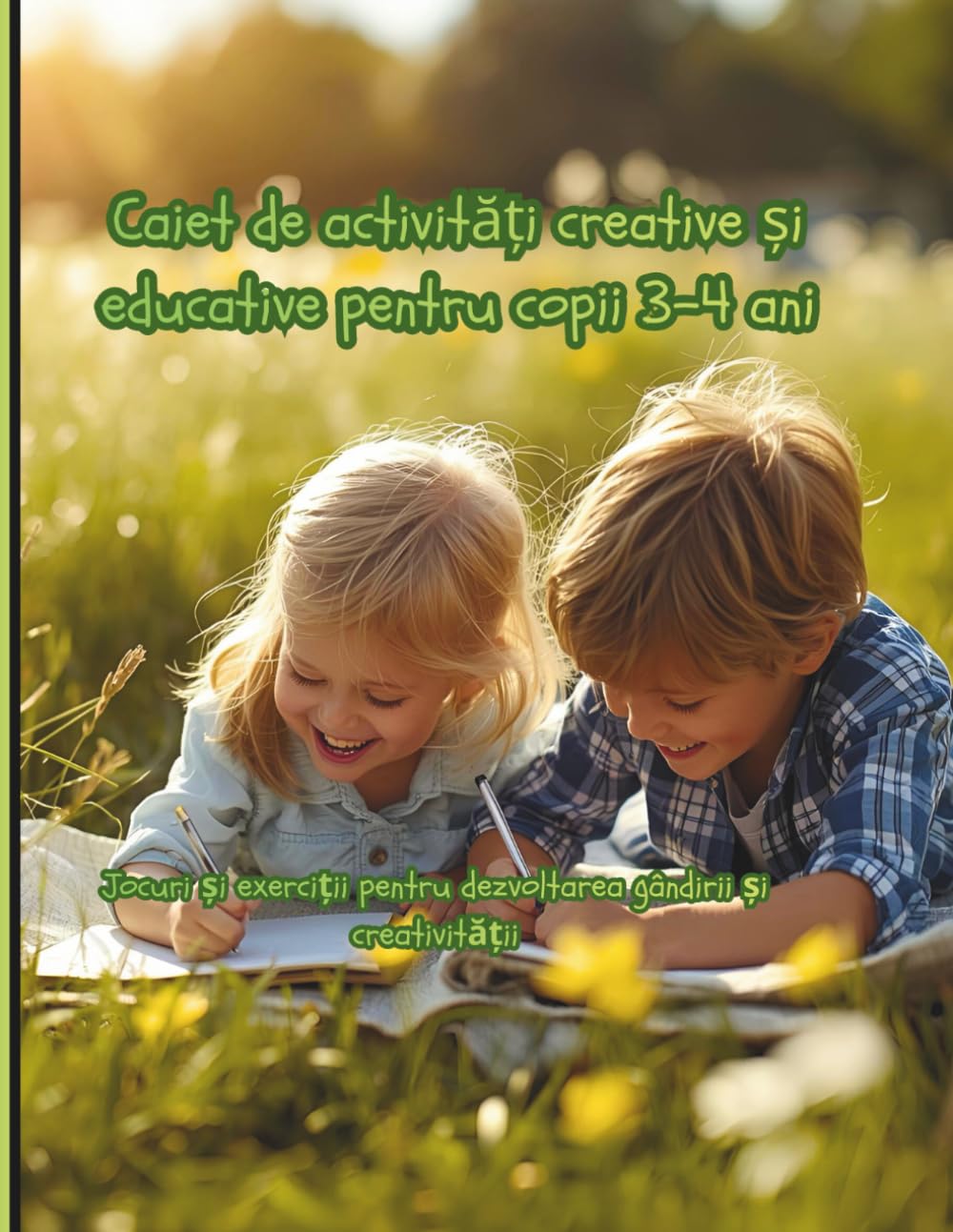 Caiet de activități creative și educative pentru copii 3-4 ani: Jocuri și exerciții pentru dezvoltarea gândirii și creativității