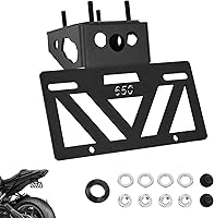 Vista 1 de 2025 Ninja 650 Eliminador de guardabarros Z650 Eliminador de guardabarros 2024 Ninja 650 Organizador de placa de matrícula Ninja 650 Soporte