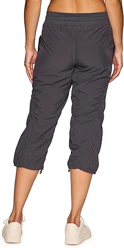 Miniatura 2 de RBX Active - Pantalones Capri para Mujer Joggers, Elásticos, Livianos, Pantalones Casuales para Mujer Capri con Cordón