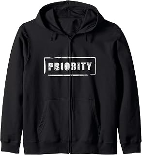 Priority Tees Priority Boarding Cool Travel Apparel Zip Hoodie