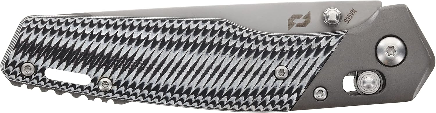 Schrade Alpha Class Truix with 3.5in S35VN Steel Blade, G10 Handle, USA Made for EDC and Hunting