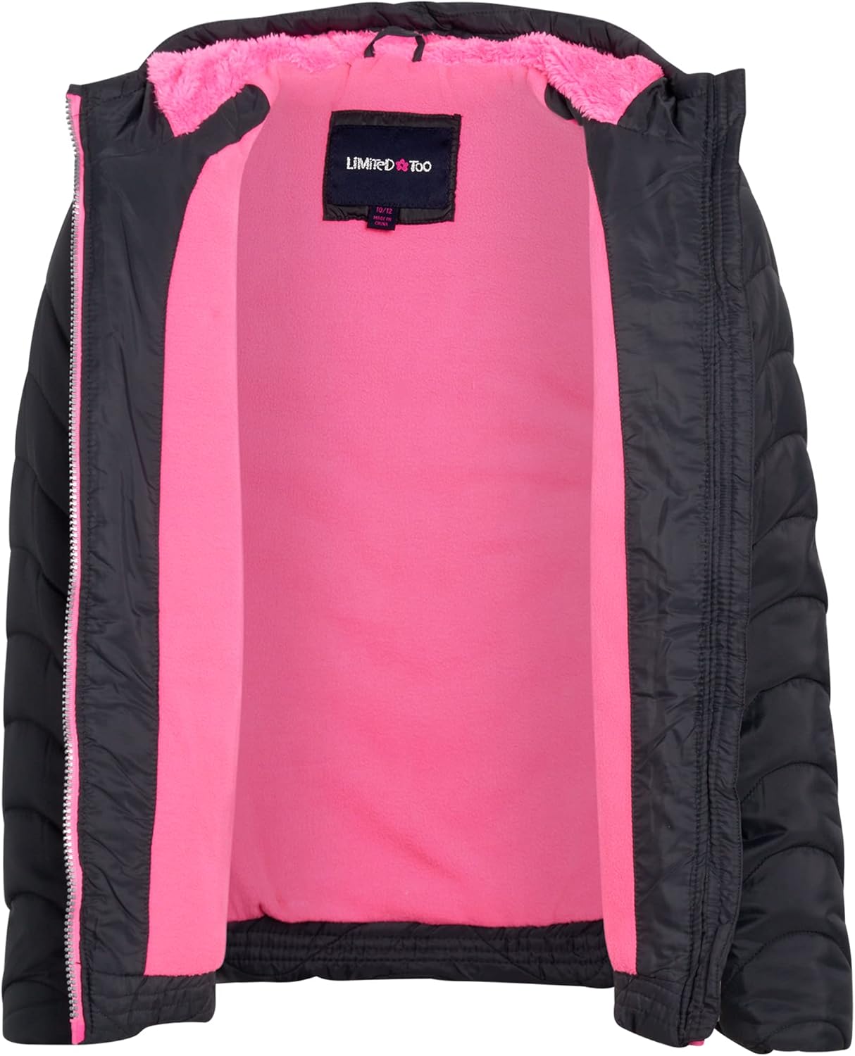 Limited Too Girls’ Jacket - Fleece Lined Quilted Bubble Puffer Windbreaker Coat (Size: 7-16): Clothing, Shoes & Jewelry