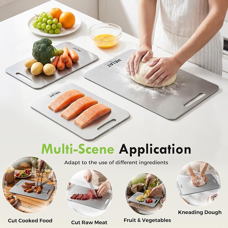 HEIAT 100% Pure Titanium Cutting Board Set – product photo 7 of 8