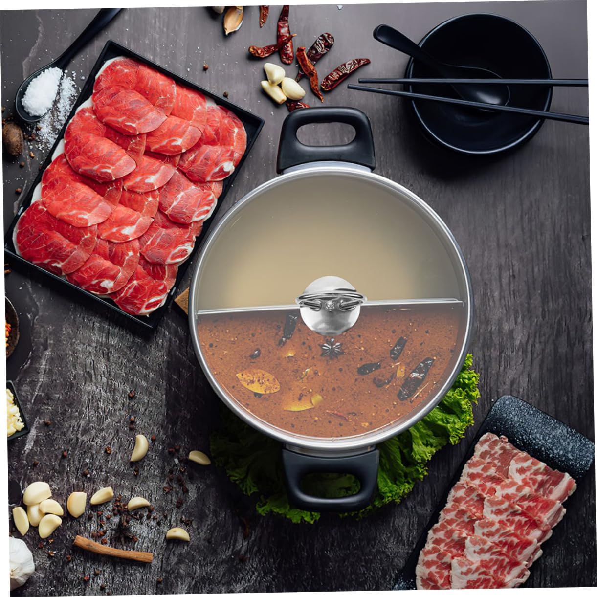 Tempered Glass Lid with Handle Knob Pan Cover for Pots Pans Skillets Clear Round Design Dishwasher Versatile Kitchen Storage