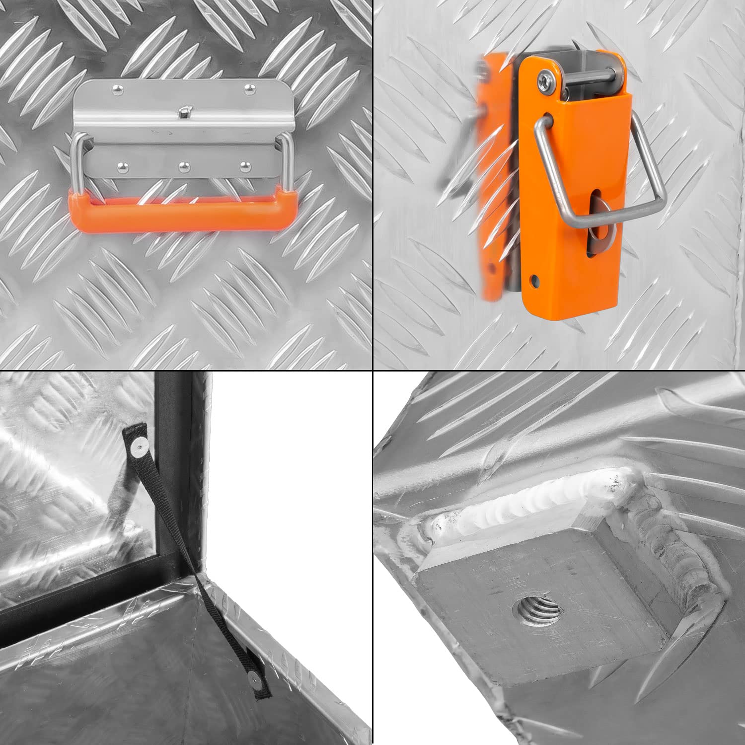 Alubox R180 Aluminium Riffelblech Transportkiste 180 Liter