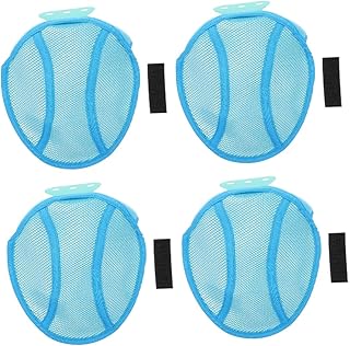 Angoily 4pcs Helmet Lining Liner Pad for Hard Hat Comfortable Helmet Liner Hat Liner Cap Helmet Liner Beanie Hard Hats Safety Helmet Insert Pad Polyester Anti-Pinch Protection Pad