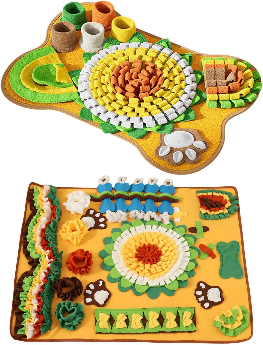 Durability Sniffing Pad Portable Dog Activity Mat Multifunctional Enrichment Toy for Dogs to Reduce Boredom Foldable Enrichment Mat