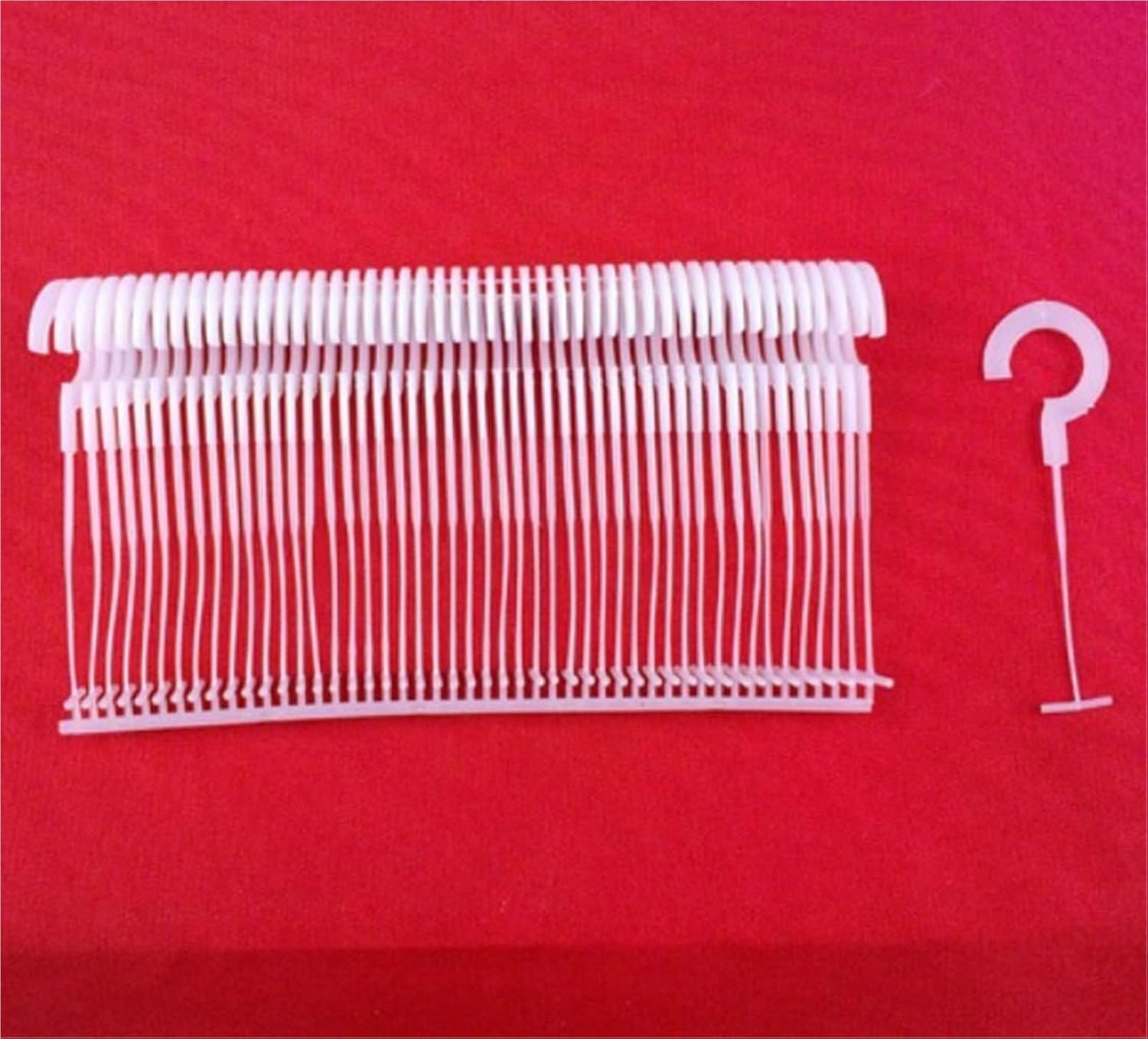 Tag Gun Fasteners 5000pcs Plastic Question Mark Pins for Tag Gun 25/35mm 2Sizes Option Sock Cap Tagging(25mm)