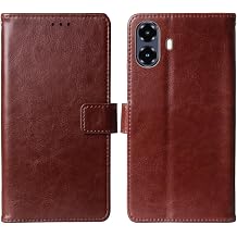 Premium Flip Leather Case Phone Cover for Ai+ Nova 2 Ultra 5G 6.78" Business Folio Protector Protection Wallet Stand Card Slots Brown