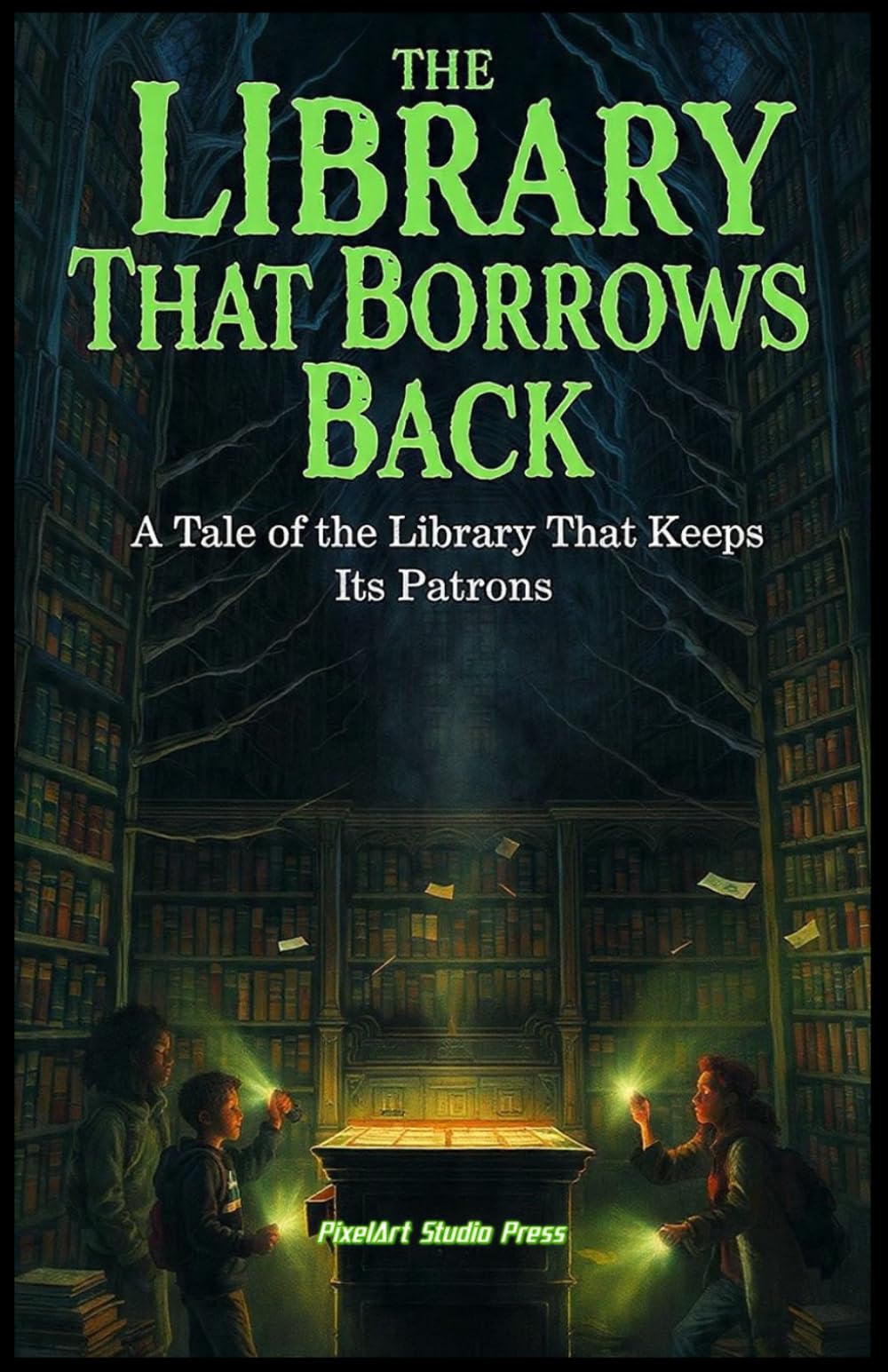 The Library That Borrows Back: A Spooky Middle Grade Ghost Story About Friendship, Riddles, and the Haunted Library