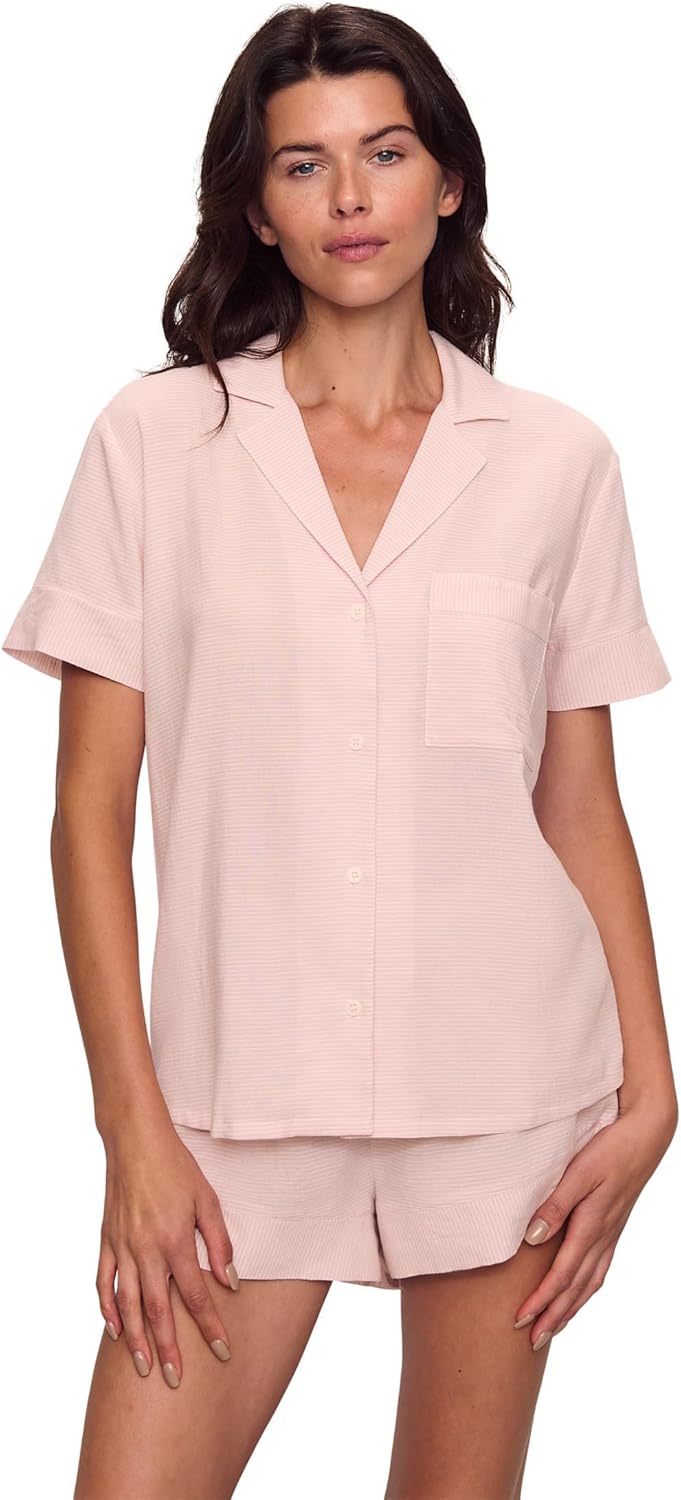 Eberjey Women's Nautico Shortie PJ Set