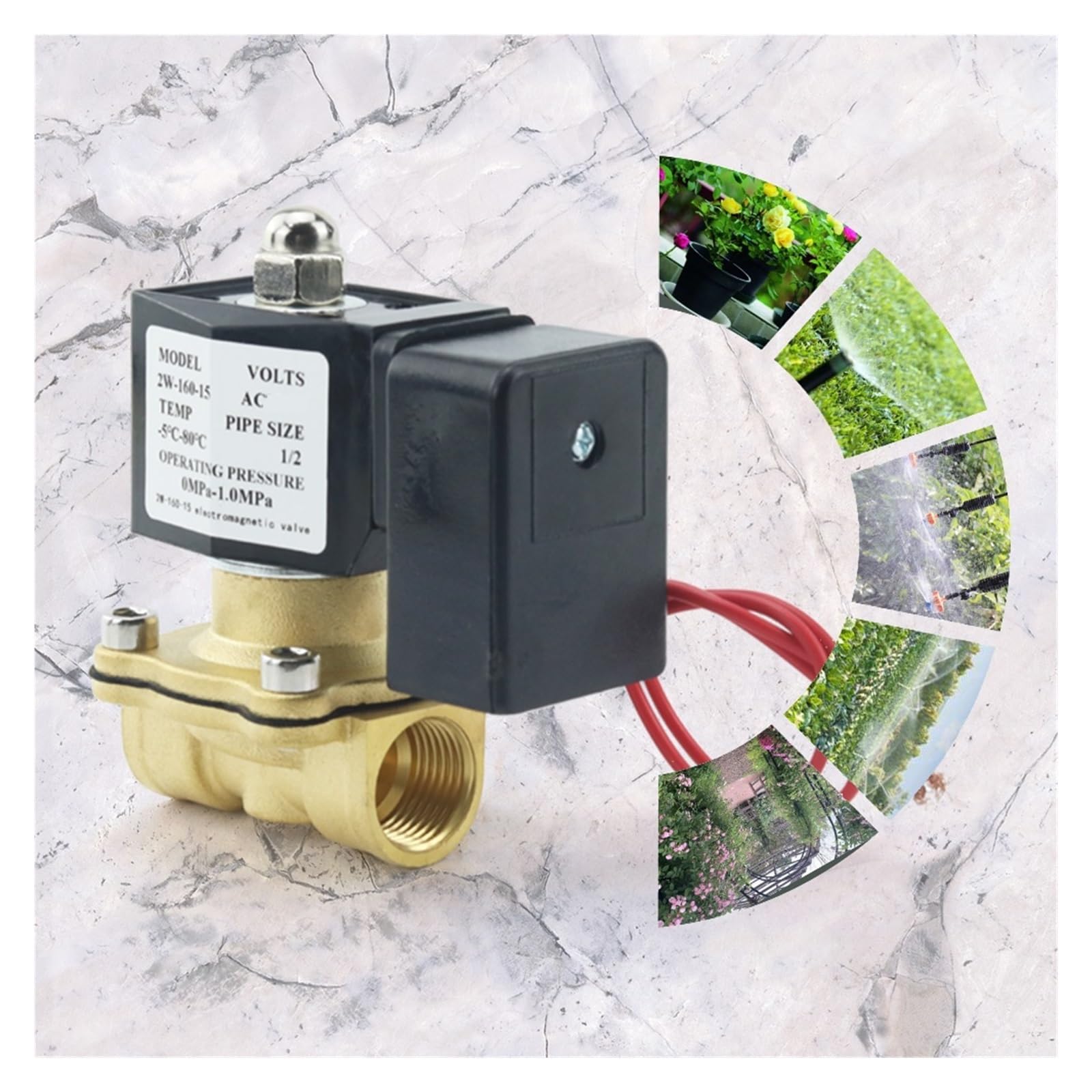 DN15 DN20 DN25 Tuya WiFi Inteligente Válvula De Agua Jardín Bluetooth Temporizador Ahorro Energía Soporte Asistente Vida ConservacióN Del Agua(3/4")