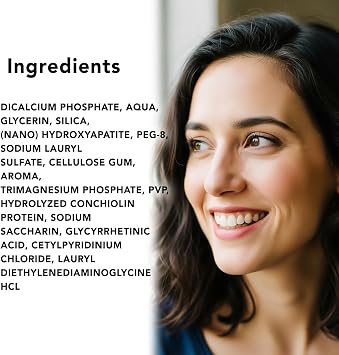 APAGARD Premio, Sangi's Nano-Hydroxyapatite Toothpaste for Naturally Whiter Teeth. Fluoride-Free, Premium Type, 105g / 3.7 oz, Double Mint Flavor, Single Pack