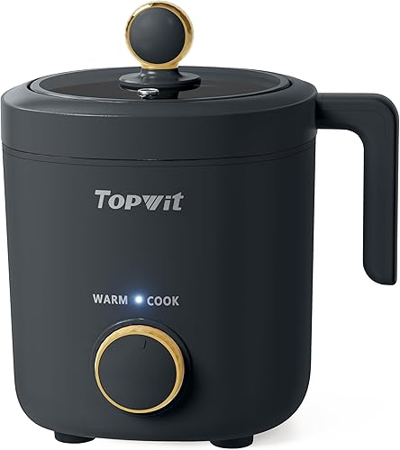 Miniatura 6 de Topwit Olla eléctrica caliente y olla de arroz pequeña de 1.2L