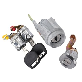 Ignition Switch Lock Cylinder Doors Lock Set with 2 Keys 69005-35130, D2191608 for Toyota Pickup Hilux LN80 LN81 LN86 LN91 LN100 LN105 LN106 LN107 LN109 RN80 RN85 RN90 RN105 RN106 1988-1997